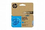 HP #937e 4S6W6NA Cyan High Yeild Ink Cartridge (Genuine)