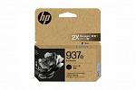 HP #937e 4S6W9NA Black High Yeild Ink Cartridge (Genuine)