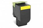 Lexmark 808HY Yellow High Yield Toner Cartridge (Genuine)