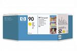 HP #90 C5064A Yellow Ink (Genuine)
