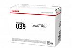 Canon CART039 Black Toner Cartridge (Genuine)