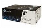 HP CE285A #85A Black Toner Cartridge Twin Pack(Genuine)