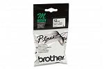 Brother MK231 Non Laminated Black on White Tape - 12mm x 8m (Genuine)