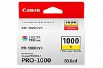 Canon PFI1000Y Yellow Ink Tank (Genuine)