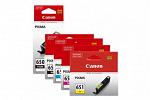 Canon PGI650 + CLI651 MG6460 MG5560 MG7160 Ink Pack(Genuine)