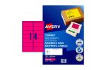 AV LSRLB PNK L7163FP 14UP PK25