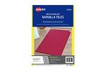 AV MANILLA FOLDER RED FC PK20