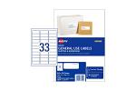 AV GEN LBL L7157GU 33UP PK100