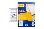 AV FILE LABEL L7170 24UP PK25