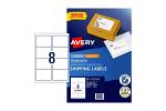 AV IP LABEL WHITE L7165 8UP