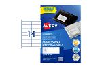 AV LASER LABEL L7073 14UP PK10
