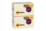 NOTES YELLOW 75X125MM YLW PK12