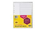 MBG INDICES WHT PP A4 1-31TAB