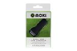 MOKI DUAL USB CAR CHARGER BLK