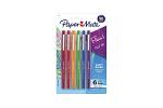 PM FLAIR FELTTIP PASTL PK6 BX6