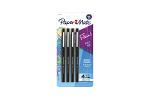 PM FLAIR FELT TIP BLK PK4 BX6