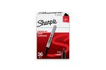 SHARPIE PERM MRK FINE BLK BX36