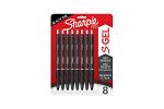 SHARPIE RETRPEN 0.7 BLACK PK8
