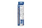 STAEDTLER NATURAL PENC 2B BX12