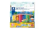 STAEDTLER AQUAR COL PENC BX24