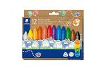 STAED RND WAX CRAYON 14MM BX12