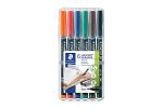 STAED PERM MARKER FIN AST WLT6