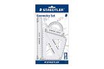 STAED GEOMETRY SET OF 4 TRANSP