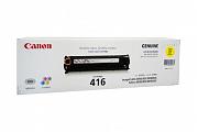 Canon CART416 Yellow Toner Cartridge (Genuine)