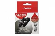 Canon PGI650 Black High Yield Ink Twin Pack (Genuine)