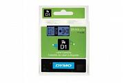 DYMO SD43610 Black on Transparent 6MM X 7M Tape (Genuine)