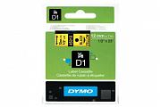 DYMO SD45018 Black on Yellow 12MM X 7M Tape (Genuine)