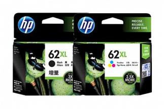 HP #62XL C2P05AA C2P07AA High Yield Ink Combo Pack (Genuine)