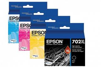Epson 702XL High Yield Ink Value Pack (Genuine)