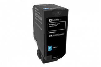 Lexmark 74C60C0 Cyan Toner Cartridge (Genuine)