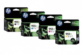 HP #955XL OfficeJet Pro 8720 8730 High Yield Value Pack Ink (Genuine)