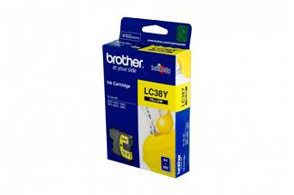 Brother LC38 Yellow Ink (Genuine)
