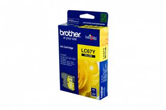 Brother LC67 Yellow Ink (Genuine)