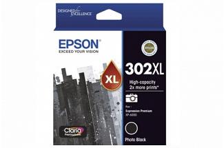 Epson 302XL Photo Black High Yield Ink Cartridge (Genuine)