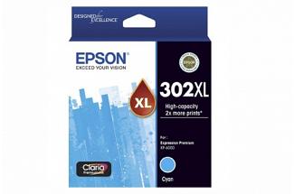 Epson 302XL Cyan High Yield Ink Cartridge (Genuine)