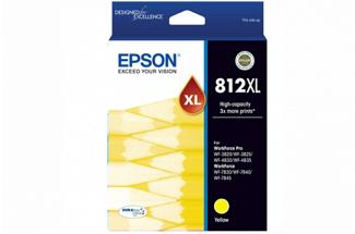 Epson 812XL Yellow Ink Cartridge (Genuine)