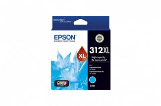 Epson 312XL Cyan High Yield Ink Cartridge (Genuine)
