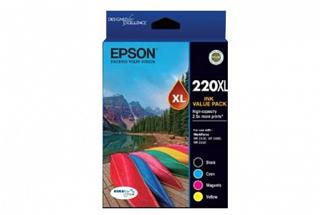 Epson 220XL XP220 XP320 XP324 High Yield Ink Value Pack (Genuine)
