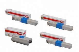 Oki C301 C321 Toner Cartridge Pack (Genuine)