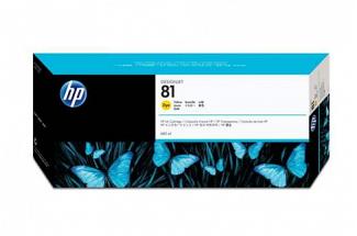 HP #81 C4933A Yellow Ink Cartridge (Genuine)