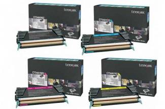 Lexmark C734 C736 X734 X736 X738 Toner Cartridge Pack (Genuine)