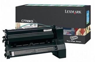 Lexmark C7700KS Black Prebate Toner Cartridge (Genuine)
