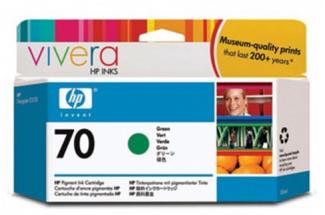 HP #70 C9457A Green Ink Cartridge (Genuine)