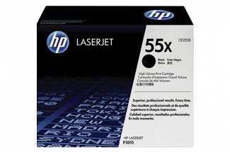 HP CE255X #55X Black Toner Cartridge (Genuine)