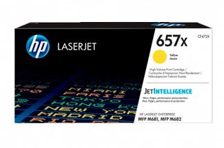 HP #657X CF472X Yellow High Yield Toner Cartridge (Genuine)