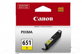 Canon CLI651 Yellow Ink (Genuine)